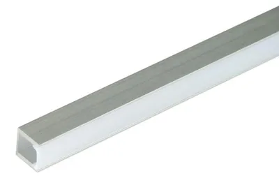 Produktbild von PROFI | 2,50 m | Weiß 2 Meter LED Aluprofil für Sockelleisten, LED Profil für Sockelleisten, Aluminium Profil mit Diffusor, Montagezubehör, für LED Band 10 mm, Sockelleiste 16 mm