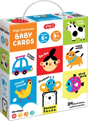 Zdjęcie produktu dla High Contrast Baby Cards 6m+ 9m+ Flash Cards