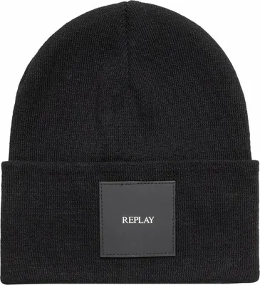 Image de REPLAY beanie cap Beanie Black noir
