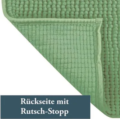 Produktbild von MSV Badteppich/Badematte fur den Boden - grun - 60 x 90 cm