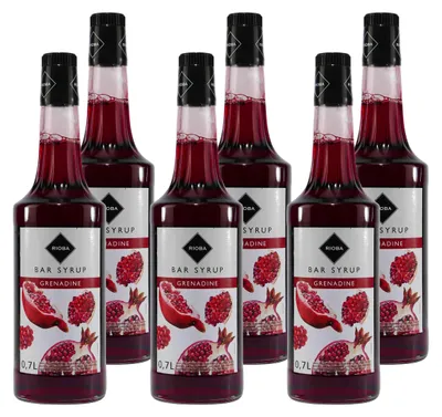 Produktbild von Rioba Grenadine (Granatapfel) Syrup (6 x 0,7L)