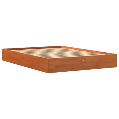 Produktbild von Massivholzbett ohne Matratze Wachsbraun 120x190 cm Kiefernholz