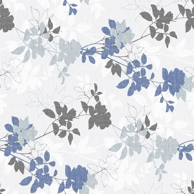 Produktbild von Airlaid Tischdecke Chrissy in Blaugrau, 80 x 80 cm, 20 Stück - Mank - Floral Herbst