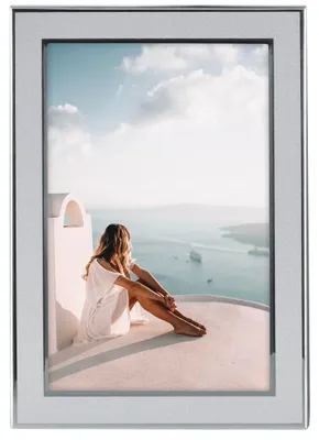 Productafbeelding van Hama fotolijst 15x20, geschikt om op te hangen of neer te zetten, zilverkleurig