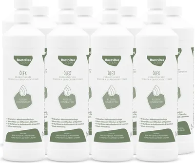 Produktbild von BactoDes® Clean Ölex - Geruchsentferner von Heizölgeruch und Ölfleckenentferner 12 x 1 Liter Karton