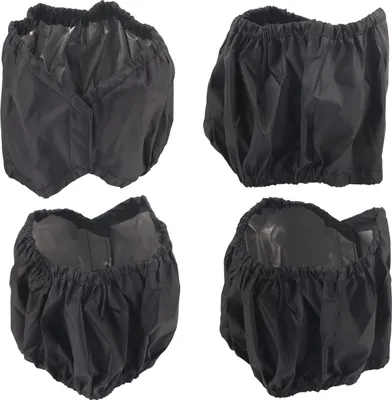Produktbild von Kinderwagen-Rad, staubdichte Abdeckung, Oxford-Stoff, Kinderwagen-Räder, Kinderwagen-Zubehör, Schwarz, S