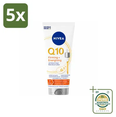 Obrázek produktu pro 5 kusů NIVEA Q10, tělové sérum-lotion, zpevňující, 200 ml, balení