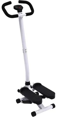 Produktbild von Fitness Stepper - Swing Stepper mit Haltegriff - Max 150 kg Benutzergewicht - Mit Widerstandsbändern - Für Cardio- und Aerobic-Training