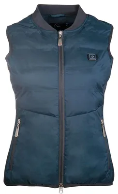 Produktbild von HKM Heizweste Comfort Temperature-Style Dunkelblau XXS