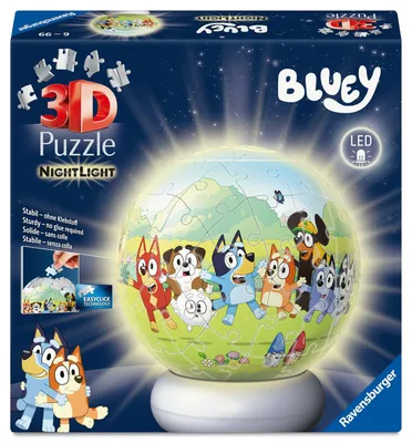 Obrázok produktu pre Puzzle-Ball Nočné svetlo Bluey 72p