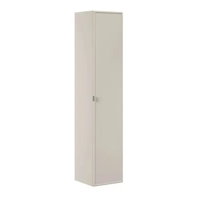 Zdjęcie produktu dla Szafka Łazienkowa Wysoka 140 Cm Kaszmir Mat Frez Cichy Domyk