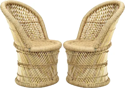 Image de lot de 2 chaises de jardin Boho Style Balcon Fauteuil de jardin déco