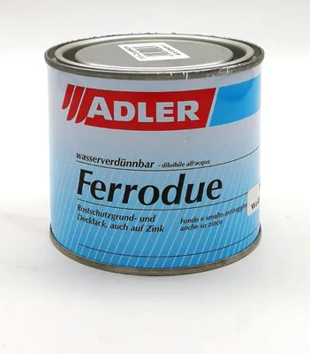 Produktbild von ADLER Ferrodue Rostschutzgrund, Decklack, Weiß, W 10