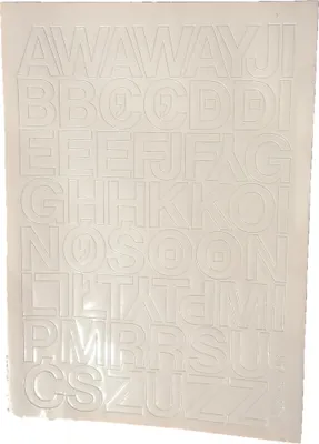 Image de Lettres et chiffres autocollants
