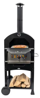 Obrázok produktu pre Multifunkčný pizza pec pre vonkajšie použitie s grilom na drevené uhlie