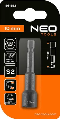 Produktbild von Magnetischer Schlagaufsatz 10 mm, Länge 65 mm