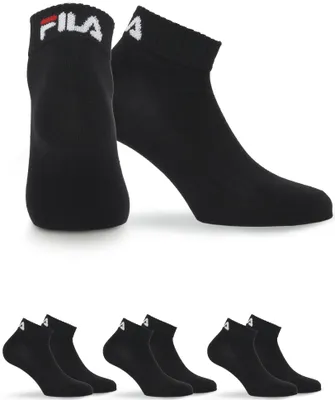 Image de Fila - Ankle Socks 3-Pack - Chaussettes noires