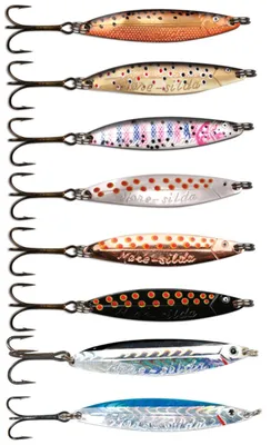 Produktbild von Blue Fox Moresilda 6cm 10g Trout Series Spoon - Meerforellenblinker, Farbe:Black Red Flake