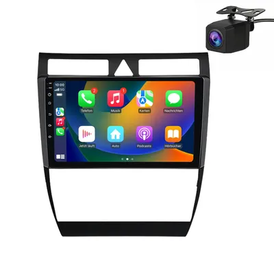 Obrázok produktu pre 9" Android Autorádio 64GB pre Audi A6 C5 1997-2004 Carplay Android Auto Navigácia Bluetooth