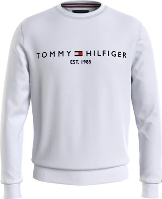 Produktbild von Tommy Hilfiger Logo Sweater Weiss - Große XL