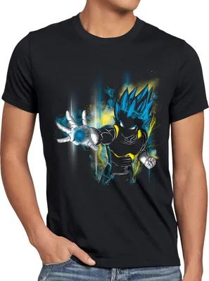 Produktbild von BaumwolleCloud Power of Vegeta Herren T-Shirt dragon Z goku vegeta roshi anime