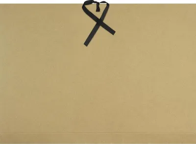Image de classeur à dessins kangaro Kraft 500 x 700 mm avec rubans