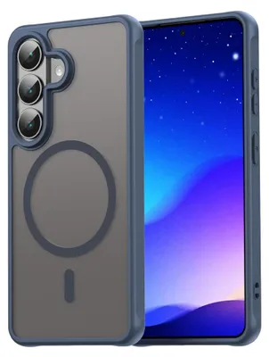 Immagine prodotto di Custodia MagSafe per Samsung Galaxy S26 5G con protezione magnetica in TPU per fotocamera, blu