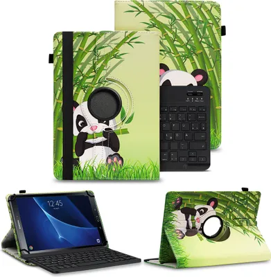 Produktbild von Schutzhülle Samsung Galaxy Tab A6 10.1 2016 Hülle Tablet Tasche QWERTZ TastaturFarben:Motiv 11