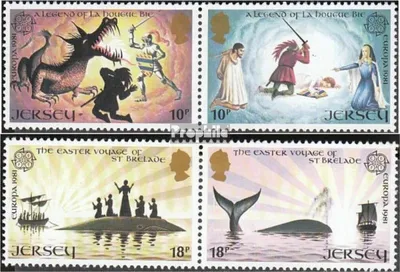 Produktbild von Briefmarken GB - Jersey 1981 Mi 253-256 Paare (kompl.Ausg.) postfrisch Europa