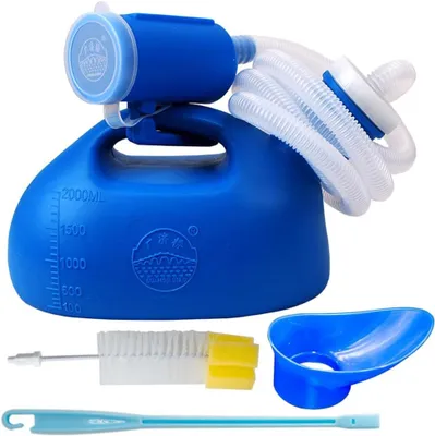 Produktbild von Urinal 2000 ml, Unisex, mit Schlauch und Deckel, für unterwegs