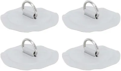 Obrázok produktu pre Okrúhle D-krúžky – 4 kusy – Vodotesné – Neupravená oceľ – Ľahké – Odolné