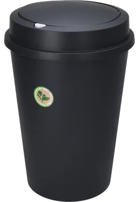 Produktbild von Excellent Houseware Mülleimer, Polypropylen, 40 x 58 cm, 47 l, Anthrazit