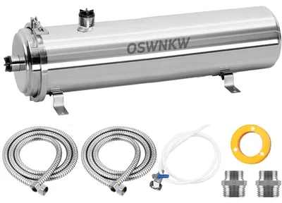 Image de Filtre à eau par ultrafiltration - Purificateur d'eau - Filtre de robinet - Filtre pour l'eau potable - Membrane poreuse de 0,01 micron