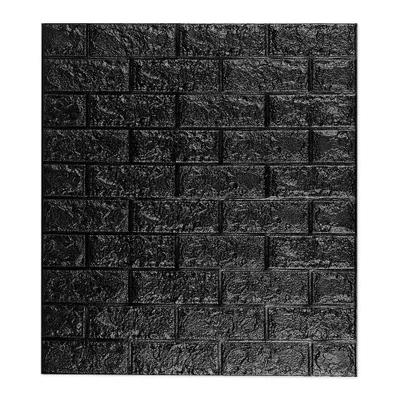 Produktbild von 10 samolepicích relaxačních panelů na zeď, černé 70,0 x 78,0 cm