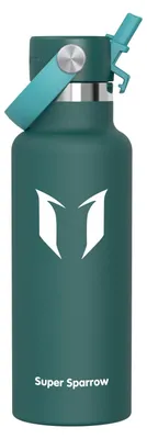 Produktbild von Sparrow Trinkflasche Kinder 500ml Edelstahl Thermosflasche mit Strohhalm