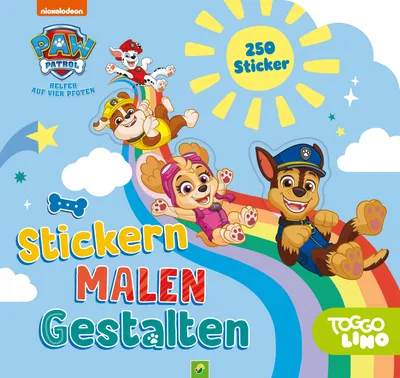 Produktbild von PAW Patrol Stickern, Malen, Gestalten. Mit 250 Stickern. Für Kinder ab 3 Jahren