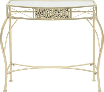 Produktbild von vidaXL Beistelltisch Französischer Stil Metall 82x39x76 cm Golden