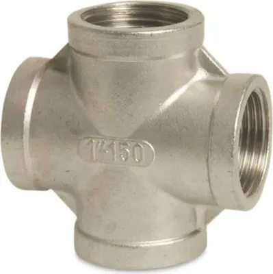 Produktbild von Gewindefitting Edelstahl Kreuzstück 90° 1/4" IG