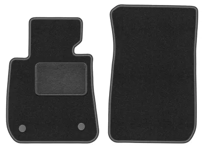 Immagine prodotto di Tappetini anteriori in moquette per BMW Serie 3 E93 2004-2011 (cabrio) – 2 pezzi, grigio grafite, su misura – Wielganizator LUX