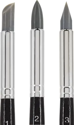 Produktbild von Silikon-Modellierpinsel Set, 3-teilig