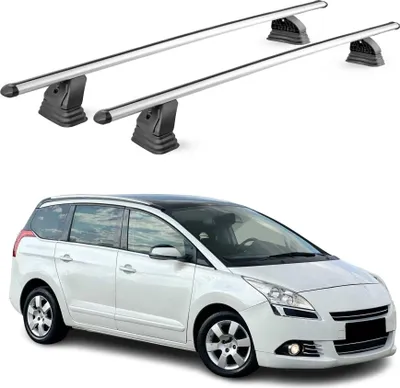 Image de Barres de toit transversales Alu pour Peugeot 5008 I (Sans barres) 2009-2016