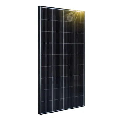 Produktbild von enjoy solar® Solarpanel monokristallines Solarmodul 200W 12V (schwarzer Rahmen), 158,75mm Perc-Zellen, 0% MwSt.