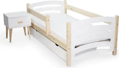 Obrázok produktu pre Detská posteľ Mela 80x160 cm Matrac: Bez matraca, Rošt: Bez roštu