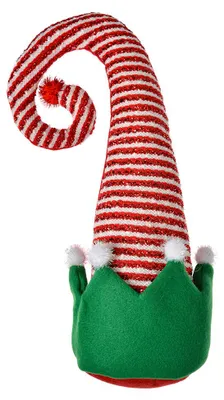 Produktbild von Clayre & Eef Weihnachtsdekoration Weihnachtsmütze 35 cm Rot Textil