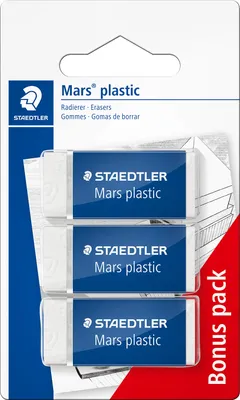 Produktbild von Staedtler Radierer rasoplast schwarz 2x BK