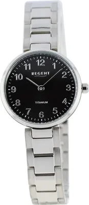 Produktbild von Regent Metall Damen Uhr Armbanduhr Quarz silber Metallarmband D2UR2192521