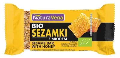 SEZAMKI Z MIODEM BIO 27 g - NATURAVENA