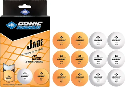 Zdjęcie produktu dla DONIC SCHILDKRÖT 618045 12-częściowa piłeczka do tenisa stołowego "Jade" w asortymencie