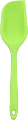 Backwerkzeug Silikon, 29,5 cm, Apfelgrün, Löffel und Schaber