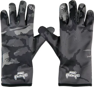 Produktbild von Fox Rage Thermal Camo Gloves - Thermohandschuhe für Angler, Größe:L